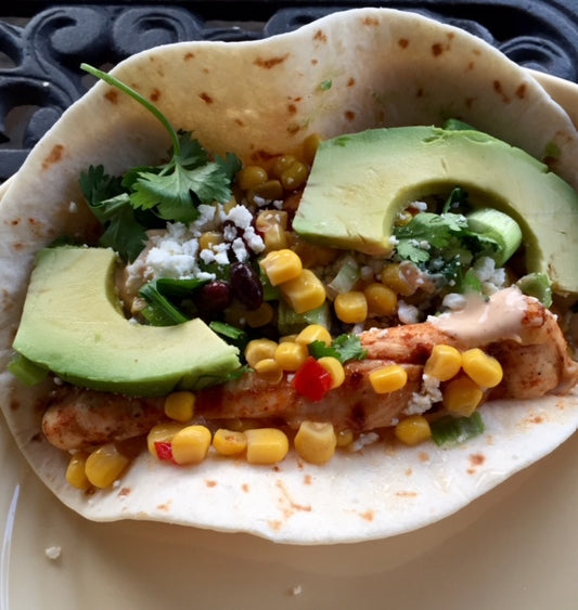 Paprika Lime Chicken Tacos