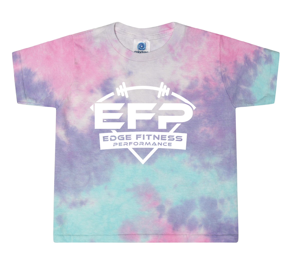 Women's Tie Dye Cropped Tee - Edge Fitness Performance